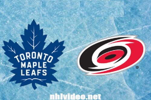 Toronto Maple Leafs vs Carolina Hurricanes Full Game Replay Mar 24, 2024 NHL