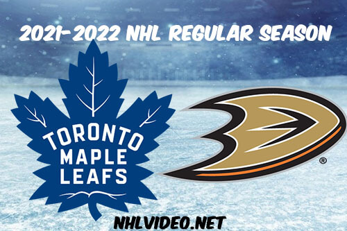 Toronto Maple Leafs vs Anaheim Ducks Full Game Replay 2021 Nov 28 NHL