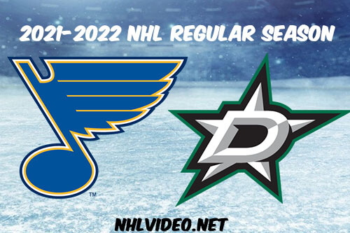 St. Louis Blues vs Dallas Stars Full Game Replay 2021 Dec 14 NHL