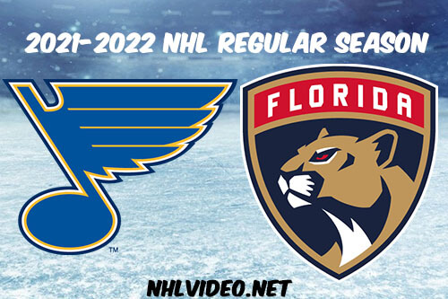 St. Louis Blues vs Florida Panthers Full Game Replay 2021 Dec 04 NHL