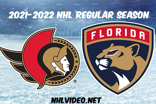 Ottawa Senators vs Florida Panthers Full Game Replay 2021 Dec 14 NHL