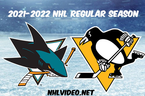 San Jose Sharks vs Pittsburgh Penguins Full Game Replay 2022 Jan 02 NHL