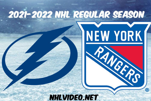 Tampa Bay Lightning vs New York Rangers Full Game Replay 2022 Jan 02 NHL
