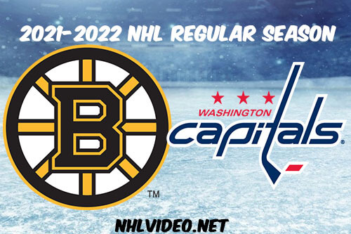 Boston Bruins vs Washington Capitals Full Game Replay 2022 Jan 10 NHL
