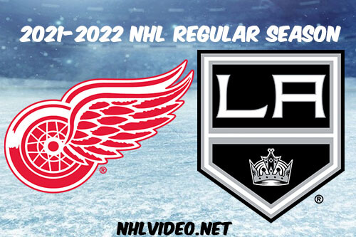 Detroit Red Wings vs Los Angeles Kings Full Game Replay 2022 Jan 08 NHL