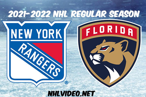 New York Rangers vs Florida Panthers Full Game Replay 2021 Dec 29 NHL