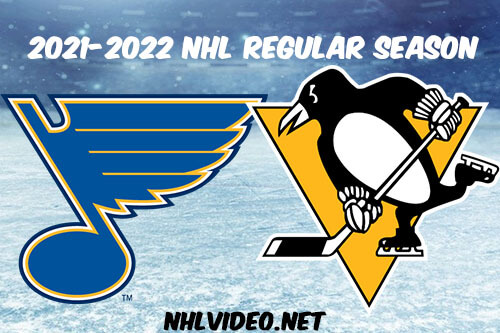 St. Louis Blues vs Pittsburgh Penguins Full Game Replay 2022 Jan 05 NHL