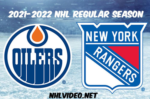 Edmonton Oilers vs New York Rangers Full Game Replay 2022 Jan 03 NHL