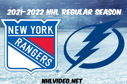 New York Rangers vs Tampa Bay Lightning Full Game Replay 2021 Dec 31 NHL