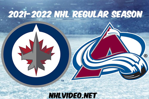 Winnipeg Jets vs Colorado Avalanche Full Game Replay 2022 Jan 06 NHL