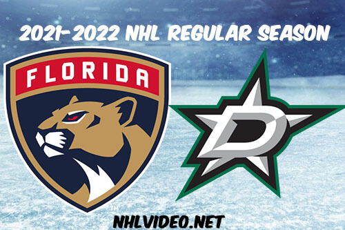 Florida Panthers vs Dallas Stars Full Game Replay 2022 Jan 06 NHL