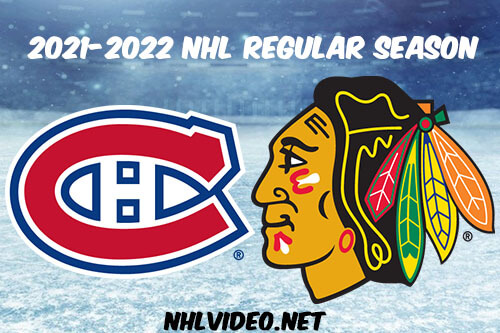 Montreal Canadiens vs Chicago Blackhawks Full Game Replay 2022 Jan 13 NHL
