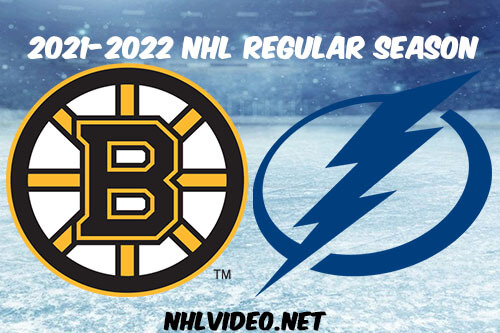 Boston Bruins vs Tampa Bay Lightning Full Game Replay 2022 Jan 08 NHL