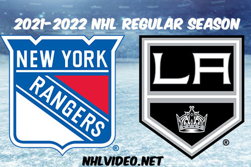 New York Rangers vs Los Angeles Kings Full Game Replay 2022 Jan 10 NHL