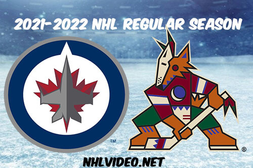 Winnipeg Jets vs Arizona Coyotes Full Game Replay 2022 Jan 04 NHL