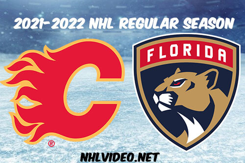 Calgary Flames vs Florida Panthers Full Game Replay 2022 Jan 04 NHL