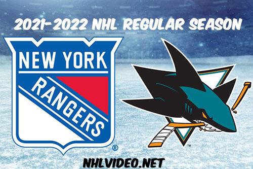 New York Rangers vs San Jose Sharks Full Game Replay 2022 Jan 13 NHL