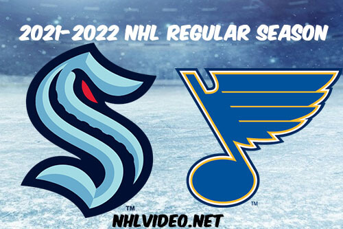 Seattle Kraken vs St. Louis Blues Full Game Replay 2022 Jan 13 NHL