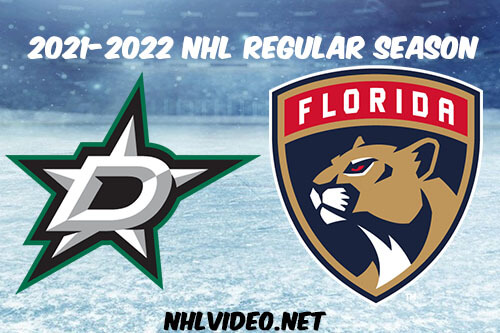 Dallas Stars vs Florida Panthers Full Game Replay 2022 Jan 14 NHL