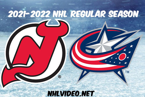 New Jersey Devils vs Columbus Blue Jackets Full Game Replay 2022 Jan 08 NHL