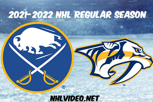 Buffalo Sabres vs Nashville Predators Full Game Replay 2022 Jan 13 NHL