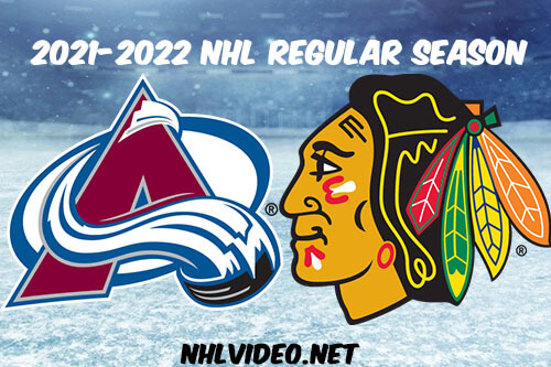 Colorado Avalanche vs Chicago Blackhawks Full Game Replay 2022 Jan 28 NHL