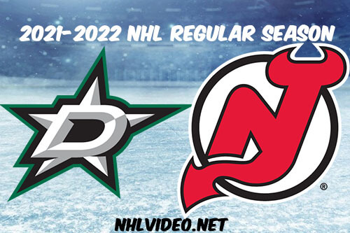 Dallas Stars vs New Jersey Devils Full Game Replay 2022 Jan 25 NHL