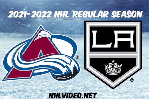 Colorado Avalanche vs Los Angeles Kings Full Game Replay 2022 Jan 20 NHL