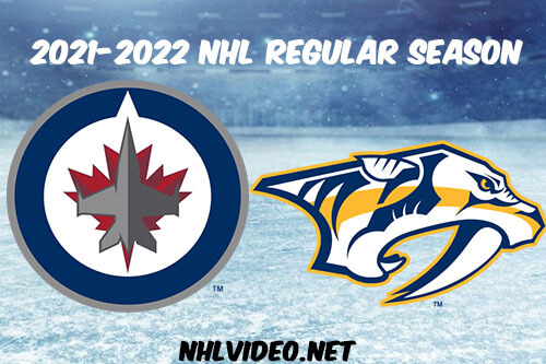 Winnipeg Jets vs Nashville Predators Full Game Replay 2022 Jan 20 NHL