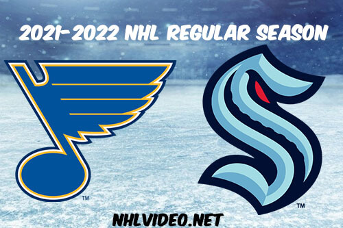 St. Louis Blues vs Seattle Kraken Full Game Replay 2022 Jan 21 NHL