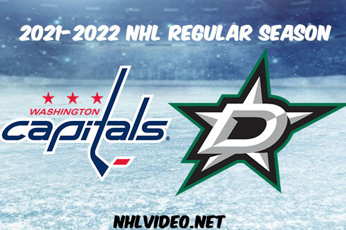 Washington Capitals vs Dallas Stars Full Game Replay 2022 Jan 28 NHL