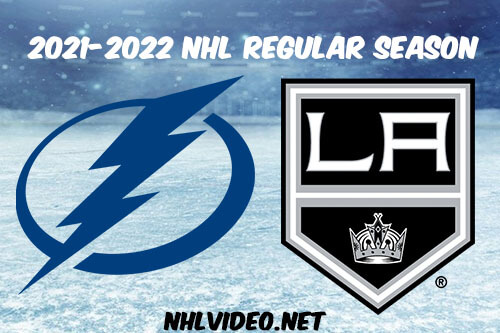 Tampa Bay Lightning vs Los Angeles Kings Full Game Replay 2022 Jan 18 NHL
