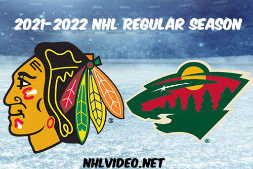 Chicago Blackhawks vs Minnesota Wild Full Game Replay 2022 Jan 22 NHL