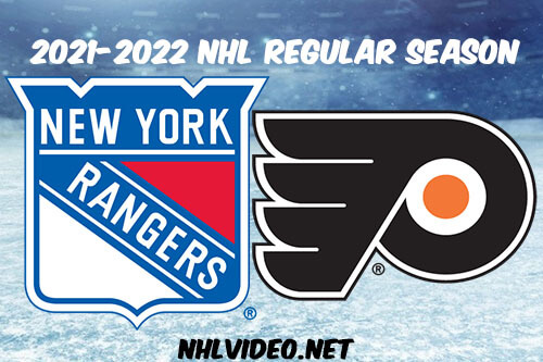 New York Rangers vs Philadelphia Flyers Full Game Replay 2022 Jan 15 NHL