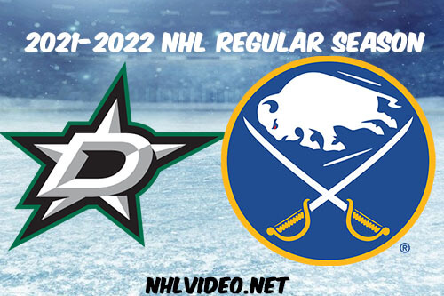 Dallas Stars vs Buffalo Sabres Full Game Replay 2022 Jan 20 NHL