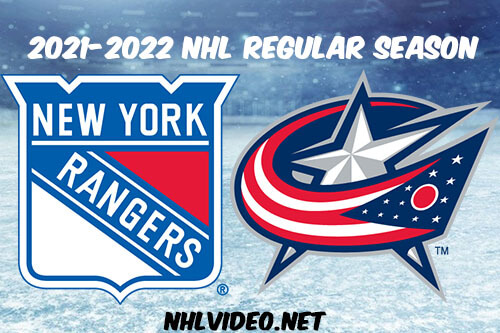 New York Rangers vs Columbus Blue Jackets Full Game Replay 2022 Jan 27 NHL