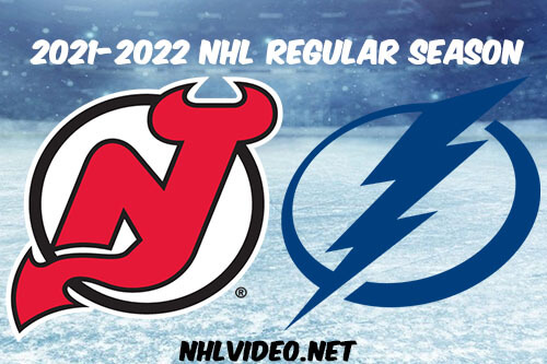 New Jersey Devils vs Tampa Bay Lightning Full Game Replay 2022 Jan 27 NHL