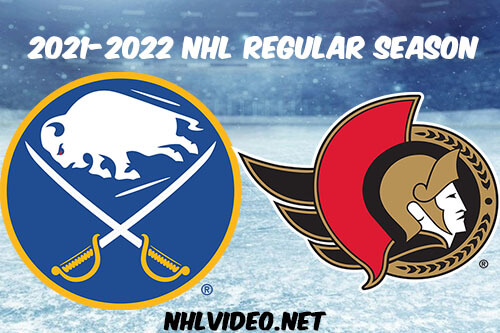 Buffalo Sabres vs Ottawa Senators Full Game Replay 2022 Jan 25 NHL