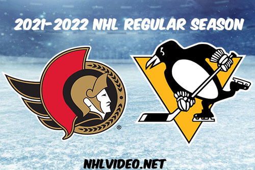 Ottawa Senators vs Pittsburgh Penguins Full Game Replay 2022 Jan 20 NHL