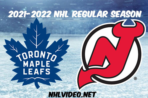 Toronto Maple Leafs vs New Jersey Devils Full Game Replay 2022 Feb 01 NHL