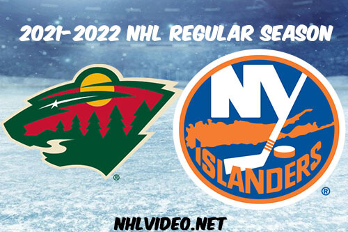 Minnesota Wild vs New York Islanders Full Game Replay 2022 Jan 30 NHL