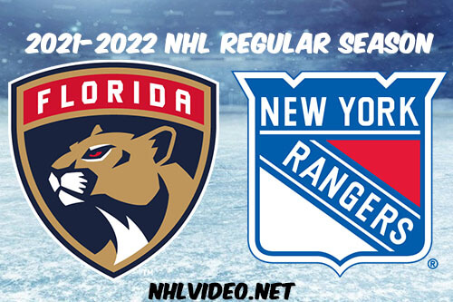 Florida Panthers vs New York Rangers Full Game Replay 2022 Feb 01 NHL