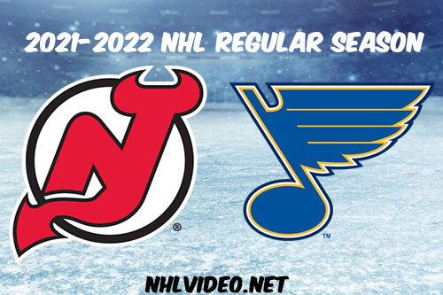 New Jersey Devils vs St. Louis Blues Full Game Replay 2022 Feb 10 NHL