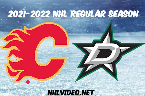 Calgary Flames vs Dallas Stars Full Game Replay 2022 Feb 01 NHL