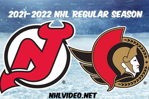 New Jersey Devils vs Ottawa Senators Full Game Replay 2022 Feb 07 NHL