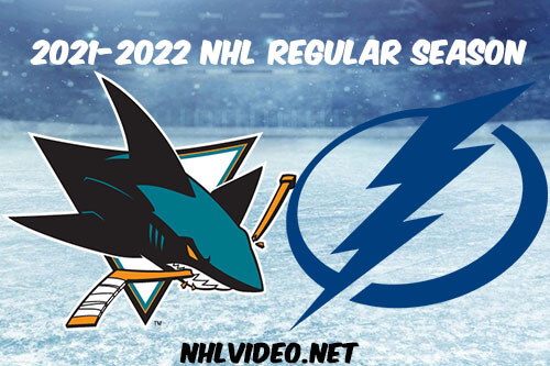 San Jose Sharks vs Tampa Bay Lightning Full Game Replay 2022 Feb 01 NHL