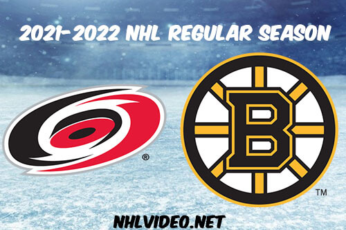 Carolina Hurricanes vs Boston Bruins Full Game Replay 2022 Feb 10 NHL