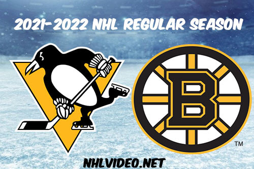 Pittsburgh Penguins vs Boston Bruins Full Game Replay 2022 Feb 08 NHL