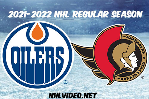 Edmonton Oilers vs Ottawa Senators Full Game Replay 2022 Jan 31 NHL
