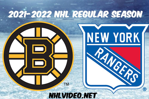 Boston Bruins vs New York Rangers Full Game Replay 2022 Feb 15 NHL